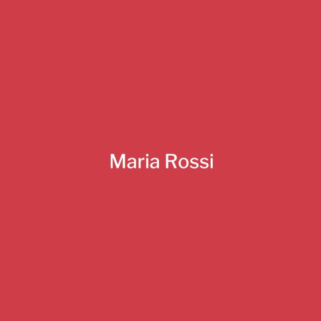 Opera d'arte donata da Maria Rossi