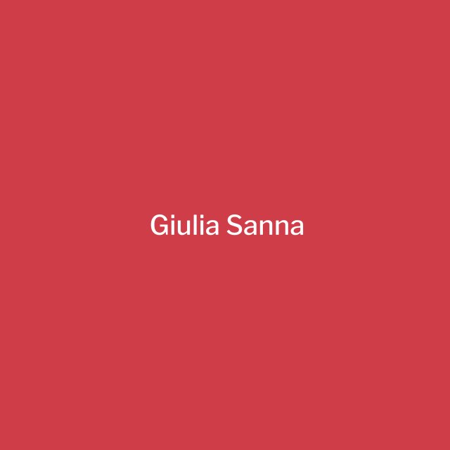 Opera d'arte donata da Giulia Sanna