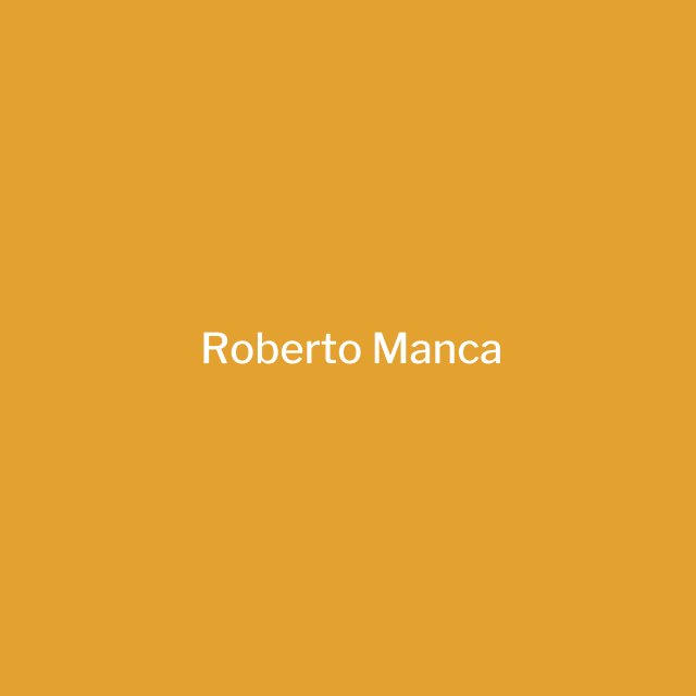 Opera d'arte donata da Roberto Manca