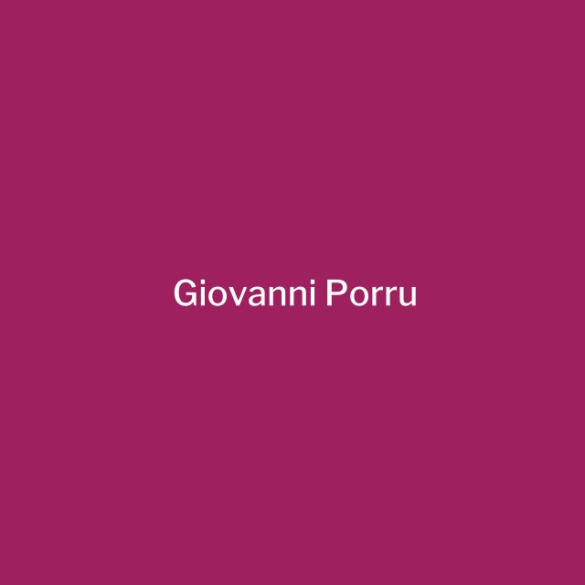 Opera d'arte donata da Giovanni Porru
