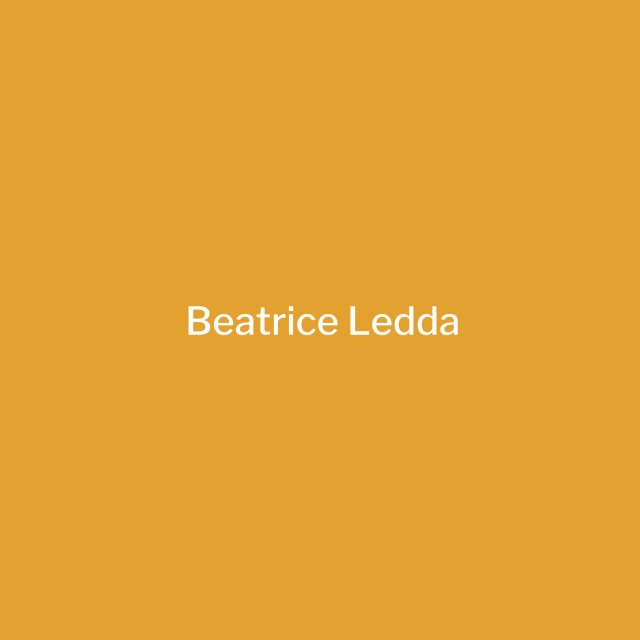 Opera d'arte donata da Beatrice Ledda