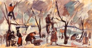 Raccoglitrici di olive